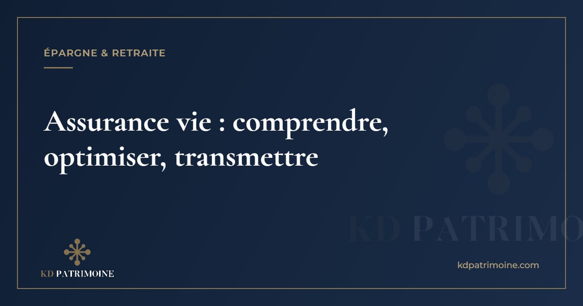 Lire la suite à propos de l’article Assurance vie : comprendre, optimiser, transmettre