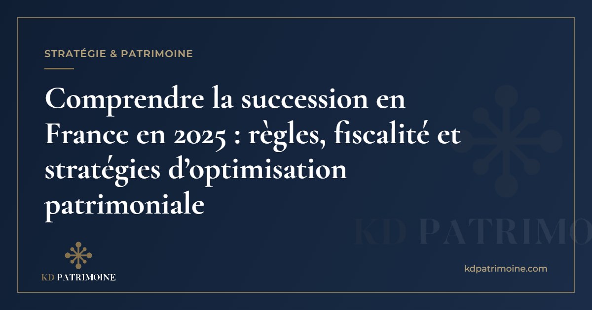 Vous consultez actuellement Comprendre la succession en France en 2025 : règles, fiscalité et stratégies d’optimisation patrimoniale