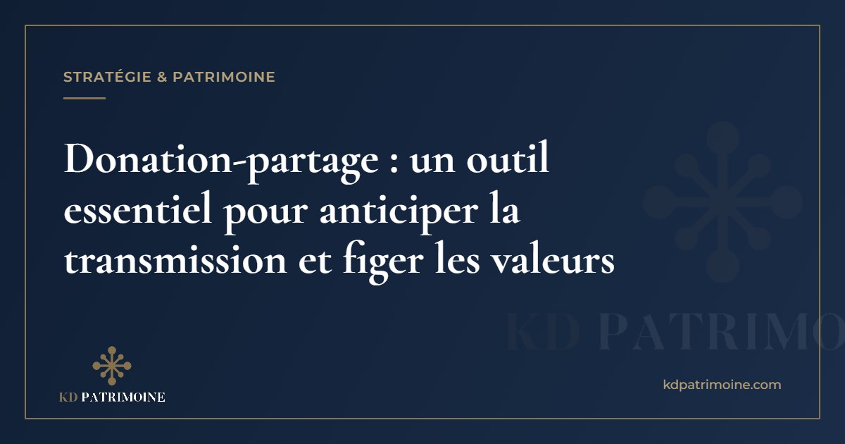 Vous consultez actuellement Donation-partage : un outil essentiel pour anticiper la transmission et figer les valeurs